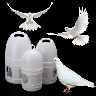 Pigeons Feeder Plastic Water Pot Pet Drinker Dispenser Container Birds Supplies #ad $22.59