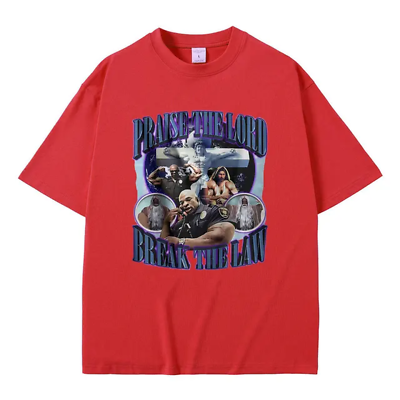 #ad Praise the Lord Break the Law Ronnie Coleman Pump Cover Print T Shirt Men Women $35.01