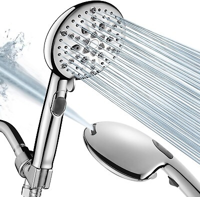 #ad #ad AS SEEN ON TV High Pressure 9 Mode Handheld Shower Head Antimicrobial $39.20
