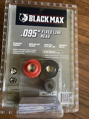 #ad BLACK MAX .095quot; Fixed Line Head w No Bumping Required #BMA1FLH $19.73