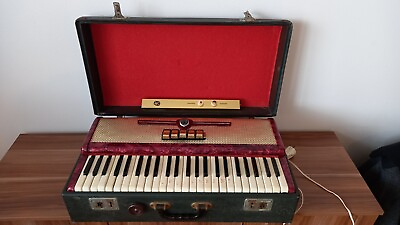 #ad Old electric organ accordion Germany $500.00