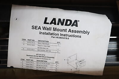 Landa Sea Wall Bracket Assembly 8.903 619.0 $141.00