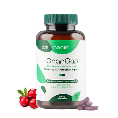 #ad CranCap Cranberry Supplement for Urinary Health 36mg Proanthocyanidin 90 count $80.99