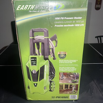 #ad #ad Earthwise Corded Electric Pressure Washer 1.4 GPM 1650 PSI Model# PW16503 $99.00