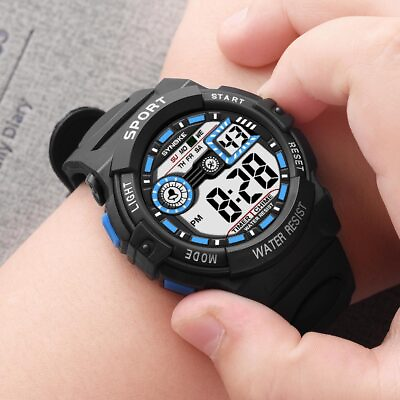 #ad Fashion Student Electronic Watch Sports Watch Waterproof Digital Watch $9.69