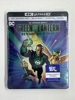 #ad Green Lantern: Beware My Power 4K Ultra HD Blu Ray Blu Ray Steelbook $26.95