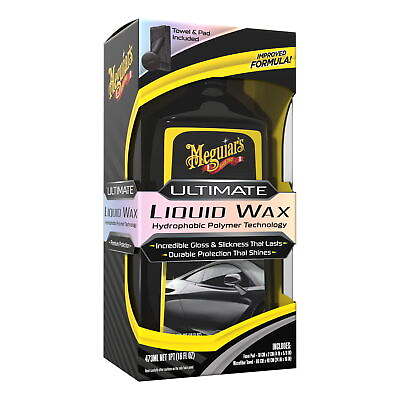 Meguiar#x27;s Ultimate Liquid Wax Long Lasting Easy to Use Synthetic Wax 16 oz #ad $21.89