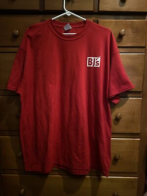 #ad #ad BJ’s T Shirt Port And Company Size Mens Xl Red Short Sleeve z4 $17.25