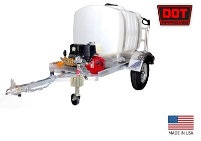 PRESSURE WASHER DOT Highway Ready 13 Hp 4 GPM 4000 PSI 200 Gallon #ad $8867.12