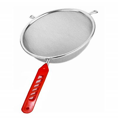 #ad Silver Stainless Steel Soup And Juice Strainer Pack Of 1 10 cm $14.58