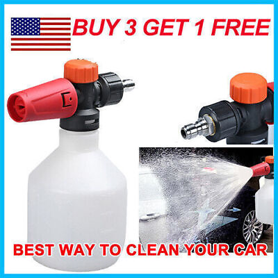#ad Snow Foam Lance Cannon Soap Bottle Sprayer For Pressure Washer Car Wash Jet $12.97