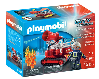 #ad PLAYMOBIL 9467 Fire Water Canon New Factory Sealed Firefighters $18.99