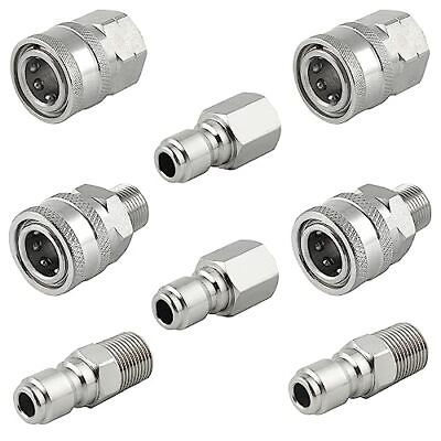 #ad Pressure Washer Quick Connect 3 8 Inch Pressure Washer Fittings Stainless Ste... $42.23