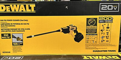 DEWALT DCPW550B 20V MAX Cordless 550 psi Power Cleaner Tool Only New #ad $150.55