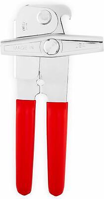 #ad EZ DUZ IT American Made Red Grips Manual Deluxe Can Opener Made In The USA $14.59