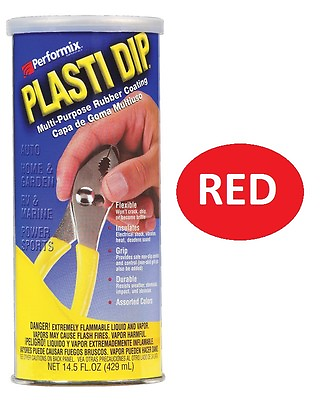 RED 14.5oz Performix PLASTI DIP Plastic Multi Rubber Grip Coating Handle Tool $20.62