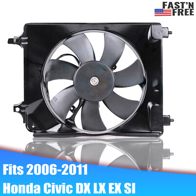 A C Condenser Cooling Fan Assembly Electric For 2006 2007 2008 2011 Honda Civic #ad #ad $39.89