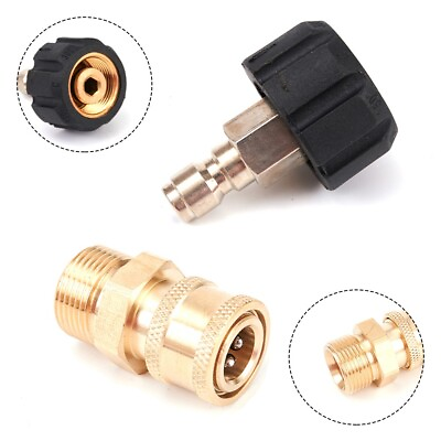 #ad Useful Coupler Washing 5000PSI Swivel Fittings Outdoor Pressure Washer $14.25