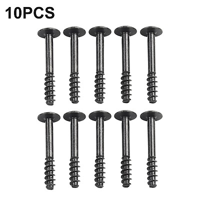 #ad High Quality Lid Retaining Screw Air Filter Housing 10pcs Black Cleaner Box $13.41