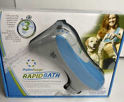 #ad Hydrosurge Rapid Bath Pet Bathing System Sprayer Dog Shampooer NEW OPEN BOX C $34.85