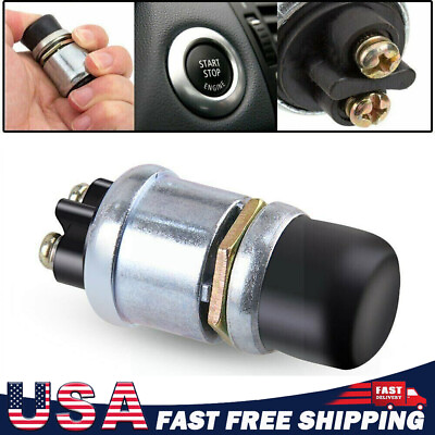 #ad #ad For Car Boat Track 12V Waterproof Switch Push Button Horn Engine Start Starter $2.60