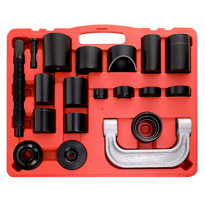 #ad #ad 21Pcs Auto Repair Service Removal Ball Joint Press Tool Master Adapter Kit 2amp;4WD $60.48