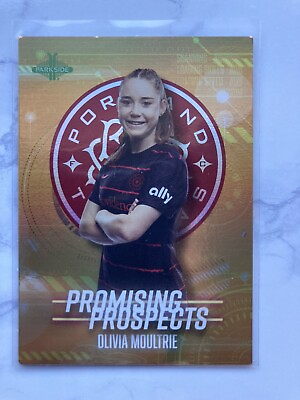 #ad 2022 Parkside NWSL Promising Prospects Orange Olivia Moultrie #1 $12.99