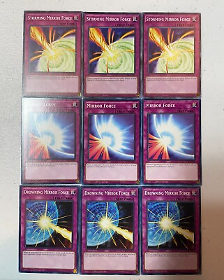 #ad yugioh mirror force drowning mirror force storming mirror force S085 $9.99