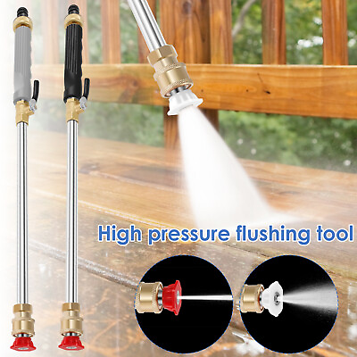 #ad #ad High Pressure Washer Wand for Garden Hose Hydro Jet High Pressure Washer LiHgk $23.79