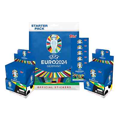 #ad #ad 2024 Topps UEFA Euro Cup Stickers #2 Bundle 100 PacksMega Starter Pack Album $149.00