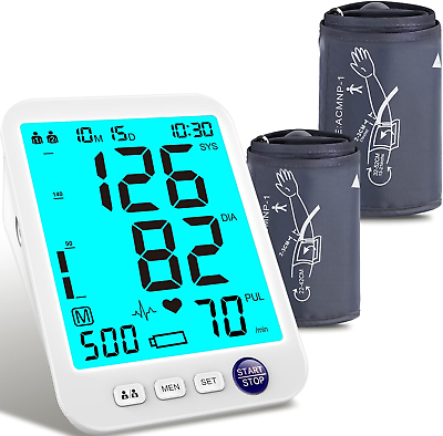 #ad Automatic Blood Pressure Machine XL Cuff for Big Arms 13 21” Medium Large Cuff $27.29