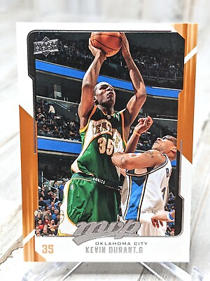 #ad KEVIN DURANT 2008 09 UPPER DECK MVP #148 THUNDER Sonics 2nd Year $2.75