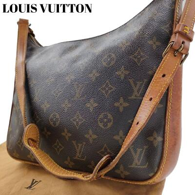 #ad Rare Louis Vuitton Old Model Boulogne Shoulder Bag Monogram Leather $340.56