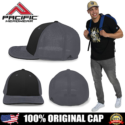 Pacific Headwear ORIGINAL Premium M2 Trucker Performance Flexfit Cap Hat 404M $15.68