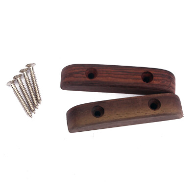 #ad 2X Rosewood Bass Thumb Rest Tug Bar Finger Pull for Jazz Precision Guitar $12.56