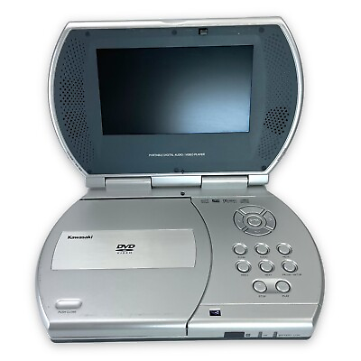 Kawasaki Portable DVD Player PVS 166W Silver No Cords $21.22