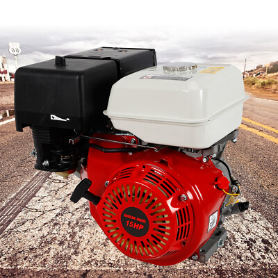 Engine OHV Horizontal Gas Engine 420CC Recoil Start Go Kart Motor 15HP 4Stroke $308.00