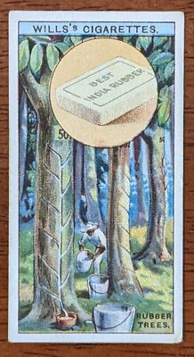 #ad 1924 Wills Do You Know Cigarette Card 2nd Series. #25 What India Rubber Is? AU $4.19
