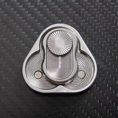 #ad Triangle Magnetic Fidget Slider for Adults EDC Metal Fidget Toy Hand Spinner NEW $11.99