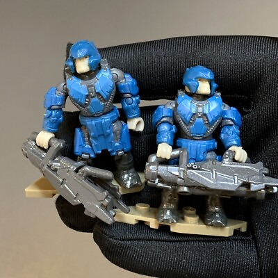 #ad NEW LOT 2X Mega Construx halo BRUTE FIGURES from unsc mongoose outriders hkt17 $11.99