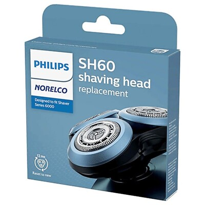 #ad Philips Norelco SH60 72 Series S6000 Replacement Shaver Heads F Model S6880 81 $20.98