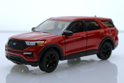 #ad 2023 Ford Explorer ST Performance SUV Car 1:64 Scale Diecast Model Rapid Red $14.95