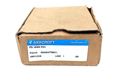 #ad Ashcroft Pressure Limiter Valve Over Pressure Protector Model PS10 80XO4 $299.00