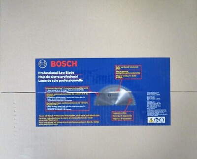 #ad Bosch PRO14100LAM 14quot; X 100T Professional Saw Blade $75.00