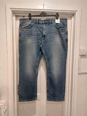 #ad St.Michael Ltd Mamp;S Straight Fit Vintage Wash Recycled Cotton Denim Jeans W44 L29 GBP 25.00
