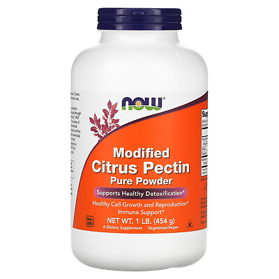 #ad Now Foods Modified Citrus Pectin Pure Powder 1 lb 454 g GMP Quality Assured $94.43