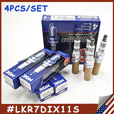 #ad #ad 4X Genuine NGK Iridium IX Spark Plugs LKR7DIX11S For Hyundai Venue Kia 2.0L 2.4L $28.99