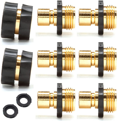 #ad No Leaks Pressure Washer Garden Hose Quick Connect Set 6 Male Connects 2 Fem $22.05