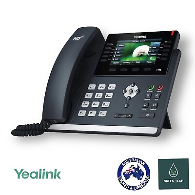 #ad Yealink T46S VoIP Phone 16 Line Dual port Gigabit Ethernet Office Phone AU $64.95