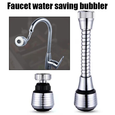 #ad Kitchen Gadgets 2 Modes 360 Rotatable Bubbler High Pressure Faucet Extender Wate $2.00